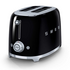 Smeg 50s Retro Style 4 Slice Toaster Black TSF02BLAU image NaN