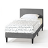 Zinus Liam Classic Home Single Upholstered Fabric Bed Base AU-FPPPDG-12S image NaN