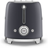 Smeg 50s Retro Style 2 Slice Toaster Slate Grey TSF01GRAU image NaN