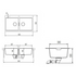 Abey Schock Horizont Double Bowl Sink Polaris N200W image NaN