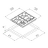 Blanco Gas Cooktop CG604WXC  image NaN