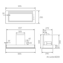 Schweigen 90cm White Glass Under Canopy Rangehood with ISO Drive SP Motor KLS-9GLASSPPAK hero image