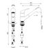 Gareth Ashton MPOSM Mixmaster Sink Mixer with Pull Out Spray Tap image NaN