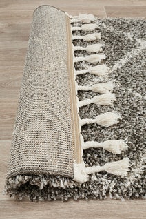 Rug Culture Saffron Small Grey Rug 200X80CM - SAF-22-GRY-200X80 hero image