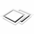 Schweigen 900m3h Silent Exhaust Fan Bundle for 2 Rooms - White Square Recessed Diffuser BRW622ST image NaN