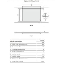 Fisher & Paykel Series 9 90cm Three Burner Natural Gas Cooktop Black Glass CG903DNGGB4 hero image