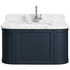 Turner Hastings Evara 90x53 Wall Hung Vanity with Real Marble Top and Ceramic Undercounter Basin Aegean Blue 1TH EV952-AB-1TH image NaN