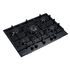 Brohn 70cm Natural Gas Cooktop Tempered Glass Black BRG7000BLK image NaN