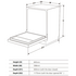 Artusi 60cm Freestanding Stainless Steel Dishwasher ADW4001X image NaN