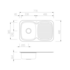 Oliveri LL116 Lakeland Single Bowl Right Hand Drainer Sink image NaN