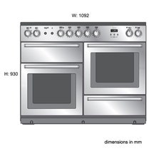 Falcon 110cm Freestanding Electric Oven/Stove NEX110EIBL-CH hero image