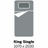 A.H. Beard Domino Sapporo Medium King Single Mattress DOSAPMMLWS image NaN