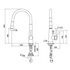 Franke Rolux Pull-Out Tap Chrome TA7031 image NaN