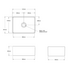 Turner Hastings Novi 60 x 46 Fine Fireclay Single Bowl Butler Sink Matte Black NO60FS-MB image NaN