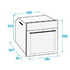 Beko 60cm Multifunction Oven with SteamAdd and Airfry-Black Glass BBO6851MDX image NaN
