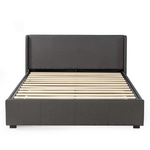 Zinus Maddon Queen Upholstered Gas Lift Storage Bed Frame Dark Grey AU-FPPST2-12Q hero image
