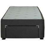 Sealy Long Single Spacesaver Base - Front Drawer In Black - 728177 hero image