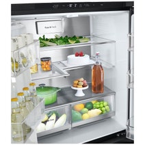 LG 506L French Door Fridge with Slim Non-Plumbed In-Door Ice and Water Dispenser Matte Black GF-LN500MBL hero image