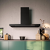 Falmec 90cm Plane NRS Plus Wall Canopy Rangehood Black F5PN90B2 image NaN