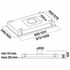 Falmec F9NB90S1-IN1300 90cm Nube Ceiling Cassette Rangehood with Inline Motor image NaN