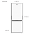 Westinghouse 453L Bottom Mount Fridge WBE4504BBL image NaN