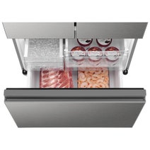 Haier 509L French Door Fridge with Non-Plumbed Water Dispenser Satina HRF510FHS hero image
