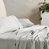 Linen House Augusta 500TC Grey King Sheet Set 01710F731 image NaN