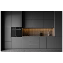 Omega 60cm 11 Function Built-in Electric Single Oven with AirFry Midnight OBO6011AM hero image