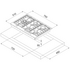 Brohn 75 cm Gas Cooktop Stainless Steel BRGC756IT image NaN