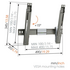 Vogel's THIN215 Ultra Thin Tilting TV Wall Mount for 26 to 55 inch TVs Grey image NaN