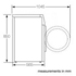Omega OWM9W 9kg Identico Front Load Washing Machine image NaN