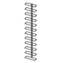 KingsBottle 12 Bottle H-Type Wall Mounted Metal Wine Rack WMRH-12B image NaN