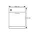 Blanco BDW8345X Freestanding Dishwasher image NaN
