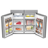 Hisense 640L PureFlex French Door Refrigerator with Non-Plumbed Ice and Water Dispenser Stainless Steel HRCD640TSW image NaN