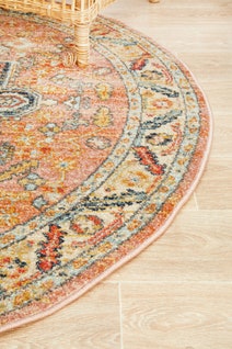 Rug Culture Legacy Small Multi-coloured Rug 150X150CM - LEG-850-SALM-150150 hero image