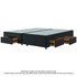 Sealy Spacesaver Super King Split Bed Base Front Drawer / Front Drawer Black SV-BLK-SSK-FF image NaN