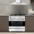 Artusi 90cm Dual Fuel Freestanding Oven Stainless Steel CAFG91X image NaN