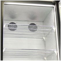 Schmick 398L Heated Glass Door Beverage Refrigerator Black Right Hinge SK422R-B-HD hero image