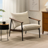 Zinus Wood and Metal Frame Armchair with Foam Cushion AU-USHSL4ZC-31B image NaN