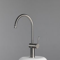 Titan Essentials Gooseneck Kitchen Mixer Tap - Stainless Steel TTSS2 hero image