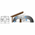 Falmec F5RM90B1-IR765 90cm Roma Canopy Rangehood with In Roof Motor image NaN