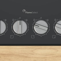 Bosch 60cm Series 6 Natural Gas Cooktop Tempered Glass Black PPH6A6I10A hero image