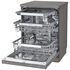 LG 60cm 15 Place QuadWash Dishwasher in Black Stainless Finish with TrueSteam XD3A25BS image NaN