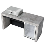 Artusi 1900mm Ascale Outdoor Kitchen with Cosmopolita Grey Cladding QAP19AS-CG hero image