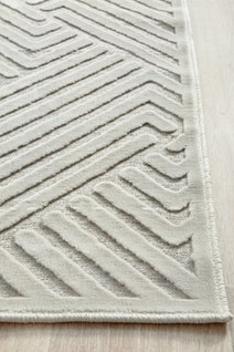 Rug Culture York Large Off White & Natural Rug 400X80CM - YRK-CIND-WHT-400X80 hero image