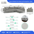 Kalona Vaeroy Modular Four Seater Left Facing Sofa Cloud WS-208-01B-VILA-11PK image NaN