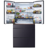 Hitachi 670L Multi Drawer French Door Refrigerator Crystal Mauve Grey Glass R-GW670TAXM image NaN