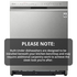 LG 60cm 14 Place Setting QuadWash Built Under Dishwasher Stainless Steel XD4B24UPS image NaN