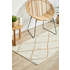 Rug Culture Nosa Medium White & Natural Rug 300X80CM - NSA-222-WHT-300X80 image NaN