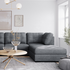 Ostro Hunter Modular Lounge with Storage Ottoman Charcoal Y401MODBEL39 image NaN